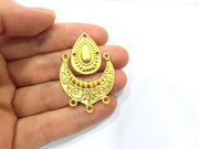 Gold Charm Set Gold Plated Charms  (42x34mm)  G15445