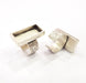 Silver Ring Blank Setting Cabochon Base inlay Ring Backs Mounting Adjustable Ring Base Bezel (25x10mm) Antique Silver Plated G15480