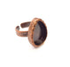 Copper Ring Blank Setting Cabochon Base inlay Ring Backs Mounting Adjustable Ring Base Bezel (18x13mm blank) Antique Copper Plated G16309