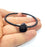 Black Bracelet Blank Cuff Bezel Resin Bangle inlay Blank Glass Cabochon Base Bezel Hammered Adjustable Black Bracelet (14x10mm ) G16312