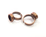 Copper Ring Blank Setting Cabochon Base inlay Ring Backs Mounting Adjustable Ring Base Bezel (10mm blank) Antique Copper Plated G16325
