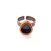 Copper Ring Blank Setting Cabochon Base inlay Ring Backs Mounting Adjustable Ring Base Bezel (14x10mm blank) Antique Copper Plated G16323