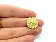 2 Gold Plated Charms Gold Plated Metal (21mm)  G15529