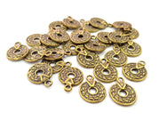 10 Antique Bronze Charm Antique Bronze Plated Charm (14x11mm) G16334