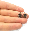 20 Copper Charm Antique Copper Charm (31mm) G16397