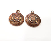 4 Copper Charm Antique Copper Charm (23mm) G16399