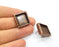 Square Earring Blank Backs Base Copper Resin Blank Cabochon Base inlay Mountings Antique Copper Plated (16x16mm) 1 Pair G16420