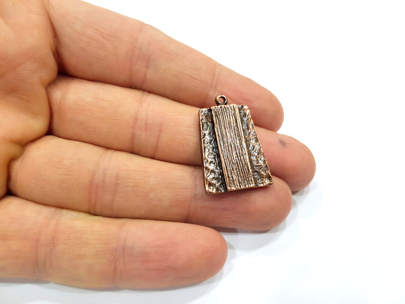 2 Copper Charm Antique Copper Charm (28x19mm) G16429