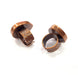 Copper Ring Blank Setting Cabochon Base inlay Ring Backs Mounting Adjustable Ring Base Bezel (25x18mm blank) Antique Copper Plated G15653