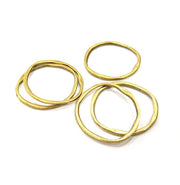 5 Circle Connector Antique Bronze Antique Bronze Plated Metal (31mm) G15692