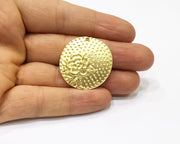 Rose Charms Gold Plated Charms  (32mm)  G16513