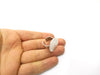 Ring Blank Setting Hammered Ring Base Bezel Ring Backs Glass Cabochon Mounting Adjustable Antique Silver Plated Ring (24mm ) G16541