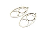 2 Silver Charms Antique Silver Plated Charms (50x27mm)  G16584