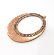 Antique Copper Pendant Antique Copper Plated Metal (58x42mm) G15714