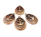 2 Tree Charm Antique Copper Charm Antique Copper Plated Metal (32x23mm) G15722