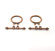 4 Sets Connector Antique Copper Connector Antique Copper Plated Metal (22x21mm and 36x6mm) G15733
