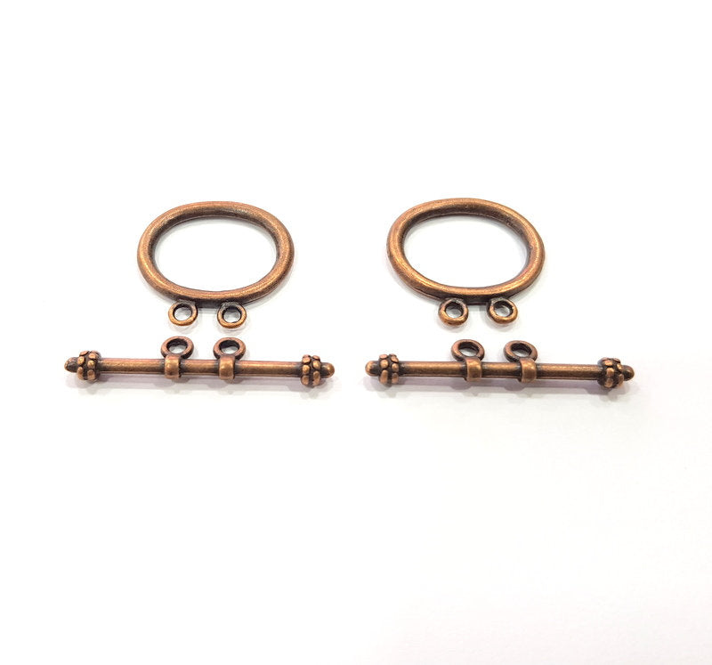 4 Sets Connector Antique Copper Connector Antique Copper Plated Metal (22x21mm and 36x6mm) G15733