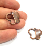 5 Butterfly Charm Antique Copper Charm Antique Copper Plated Metal (21x20mm) G15736