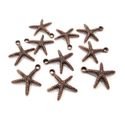 10 Seafish Charm Antique Copper Charm Antique Copper Plated Metal (27x16mm) G15738