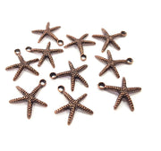 10 Seafish Charm Antique Copper Charm Antique Copper Plated Metal (27x16mm) G15738