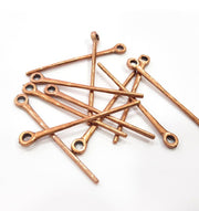 4 Spear Charm Antique Copper Charm Antique Copper Plated Metal (68x8mm) G15765