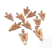 6 Arrow Charm Antique Copper Charm Antique Copper Plated Metal (25x14mm) G15770