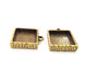 2 Hammered Base Resin Base Pendant Blank inlay Blank Mosaic Blank Bezel Setting Mountings Antique Bronze Plated Metal (16mm blank) G15827