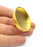 Gold Ring Base Blank Setting Cabochon Base inlay Ring Backs Mounting Adjustable Ring Base Bezel (40mm blank ) Gold Plated Metal G15834