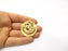 Gold Charms Gold Plated Charms  (41mm)  G16653