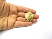 Gold Charms Connector Gold Plated Charms  (43x30mm)  G16660