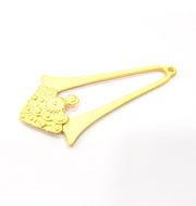 Gold Pendant Gold Plated Metal (71x38mm)  G16459