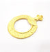 Gold Pendant Gold Plated Metal (55x41mm)  G16360