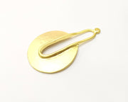 Gold Charms Gold Plated Charms  (60x37mm)  G16689
