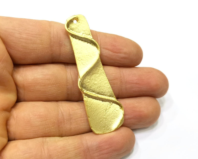 Gold Charms Gold Plated Charms  (60x19mm)  G16703