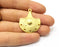 Gold Charms Connector Gold Plated Charms  (35x31mm)  G16710
