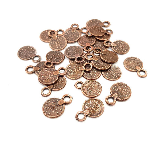 20 Ottoman Coin Antique Copper Plated Metal (10mm) G15915