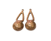 2 Copper Charm Antique Copper Charm (54x20mm) G16809