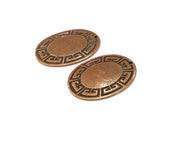 2 Copper Charm Antique Copper Charm (42x30mm) G16810