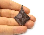 2 Copper Charm Antique Copper Charm (47x34mm) G16812