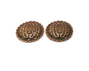 2 Copper Charm Connector Antique Copper Charm (29mm) G16818