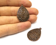 2 Copper Charm Antique Copper Charm (35x24mm) G16826
