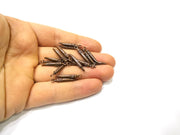 10 Copper Charm Antique Copper Charm (23x3mm) G16842