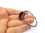 Bracelet Blank Cuff Bezel Resin Bangle inlay Blank Glass Cabochon Base Bezel Hammered Adjustable Antique Copper Bracelet (25x18mm ) G15972
