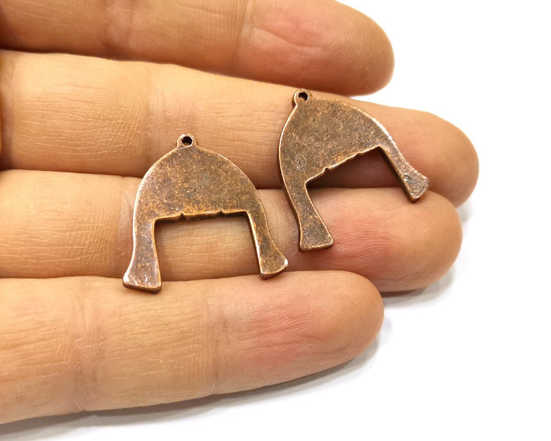 4 Copper Charm Antique Copper Charm (24mm) G16866