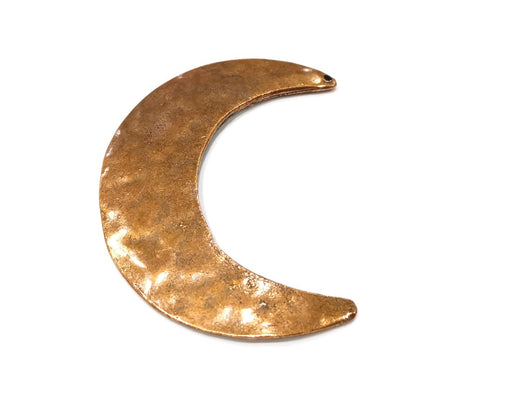 Crescent Pendant Moon Pendant Antique Copper Plated Metal (66x20mm) G16870
