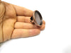 Copper Ring Blank Setting Hammered Cabochon Base inlay Ring Backs Mounting Adjustable Ring Base Bezel (35mm) Antique Copper Plated G16872