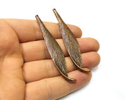 2 Copper Charm Antique Copper Charm (72x13mm) G17455