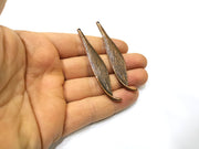 2 Copper Charm Antique Copper Charm (72x13mm) G17455