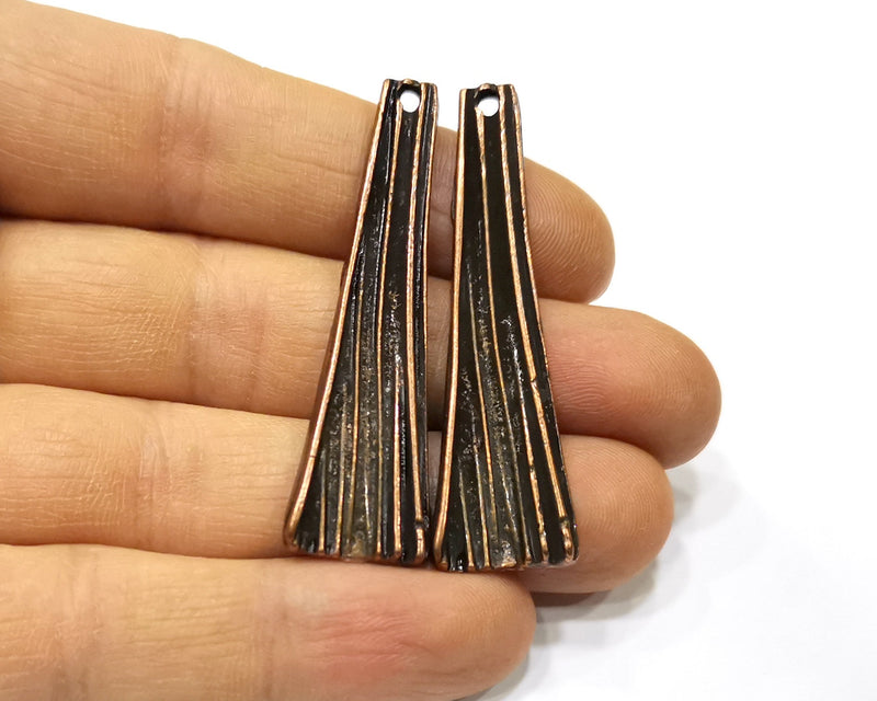 20 Copper Charm Antique Copper Charm (53x14mm) G16879