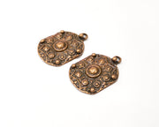 2 Copper Charm Antique Copper Charm (35x24mm) G16888